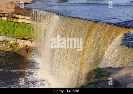Jägala cade, Estonia. Jägala vízesés, Észtország. Foto Stock