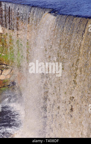 Jägala cade, Estonia. Jägala vízesés, Észtország. Foto Stock