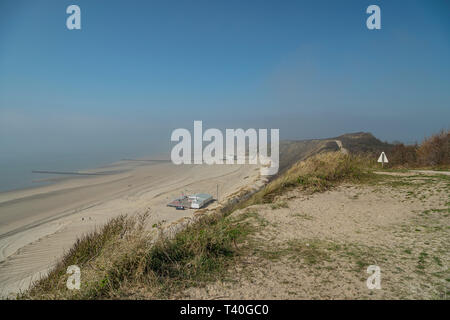 Zoutelande - Dune vista Pavilionen, Zeeland, Paesi Bassi, Domburg, 22.03.2019 Foto Stock