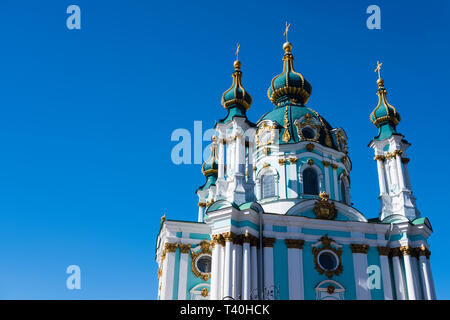 Sant'Andrea Chiesa Kiev - Ucraina Foto Stock