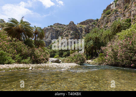 Preveli beach Foto Stock