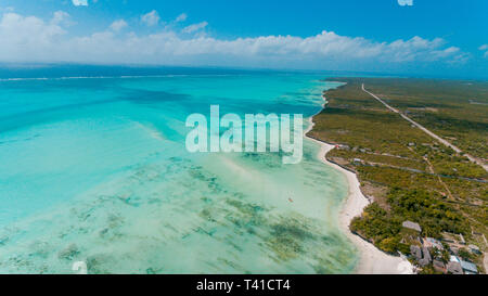 Africa insediamento locale a jambiani, Zanzibar Foto Stock