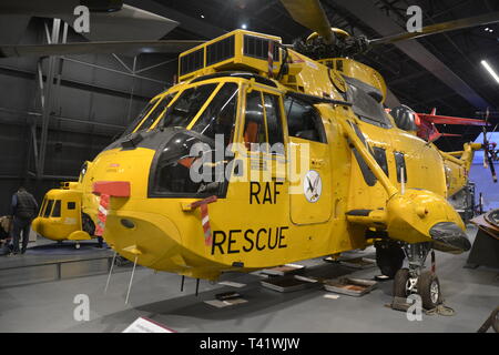 Westland Sea King HMR3 Salvataggio in elicottero 1962-1978 presso la RAF Museum di Londra, Regno Unito Foto Stock