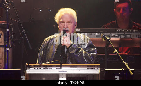 Berlino, Germania. Xii Apr, 2019. Discoteca pioneer Giorgio Moroder durante il suo concerto a Berlino. Credito: Annette Riedl/dpa/Alamy Live News Foto Stock