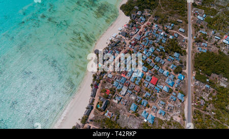 Africa insediamento locale a jambiani, Zanzibar Foto Stock
