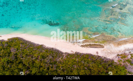 Paesaggio di antenna del pungume isola di Zanzibar Foto Stock