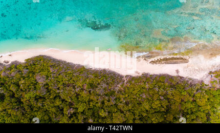 Paesaggio di antenna del pungume isola di Zanzibar Foto Stock