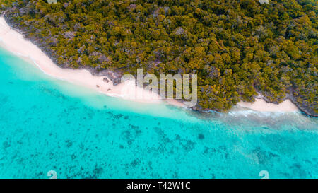 Paesaggio di antenna del pungume isola di Zanzibar Foto Stock