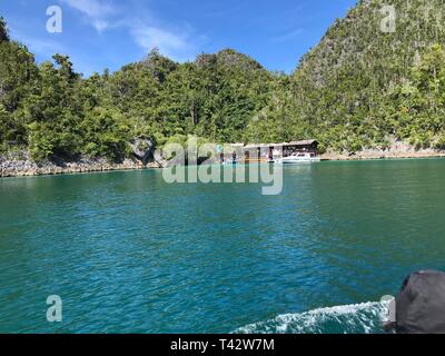 Piaynemo Geo-park di Raja Ampat Papua Indonesia Foto Stock