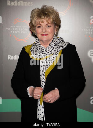 Brenda Blethyn a una foto per Vera, durante la BFI e tempi di Radio Television Festival al BFI Southbank di Londra. Foto Stock