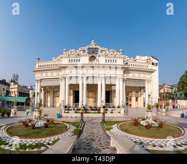 Vista orizzontale della Calcutta tempio Jain complesso in Kolkata aka Calcutta, India. Foto Stock