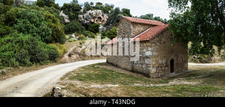 Cappella della Vergine Maria Zoodocos Pigis, EUBEA, GRECIA Foto Stock