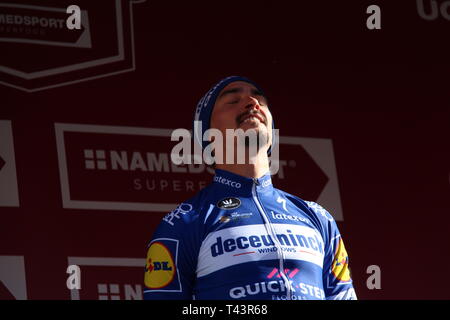 Strade bianche 2019 - UCI World Tour Pro corsa in bicicletta. Siena a Siena Foto Stock