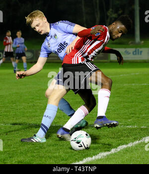 JUNIOR OGEDI di Derry City FC durante il Airtricity League fixture tra UCD AFC & Derry City FC presso la ciotola, University College Dublin Foto Stock