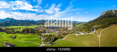 Veduta autunnale a Oberstdorf Foto Stock