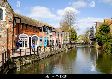 Salisbury nel Wiltshire, Inghilterra UK The Maltings Foto Stock