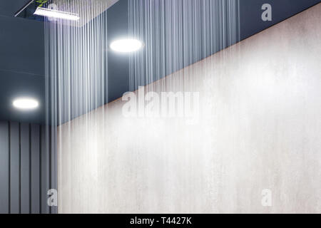 Dettaglio della moderna doccia a soffitto Foto Stock