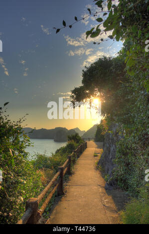 Cat Ba Island, Vietnam Foto Stock