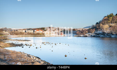 Bronnoysund,Nordland,NORVEGIA Foto Stock