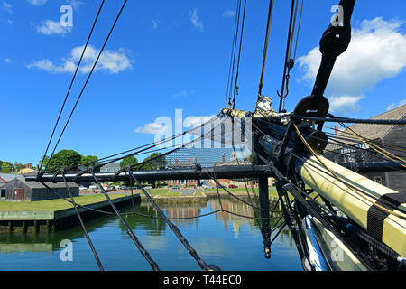 Amicizia di Salem Al Salem Maritime National Historic Site (NHS) in Salem, Massachusetts, STATI UNITI D'AMERICA. Foto Stock