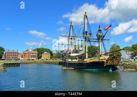 Amicizia di Salem Al Salem Maritime National Historic Site (NHS) in Salem, Massachusetts, STATI UNITI D'AMERICA. Foto Stock