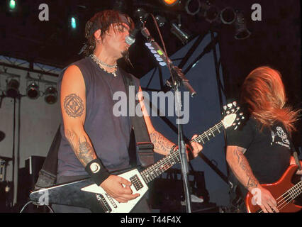 MACHINE HEAD American heavy metal group nel 2001. Foto Stock