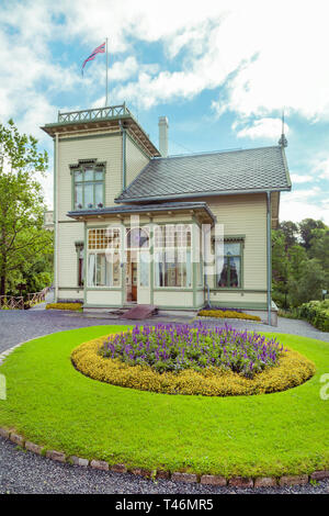 Bergen, Norvegia - Joule, 2016: Troldhaugen, casa del famoso compositore Edvard Grieg a Bergen, Norvegia Foto Stock