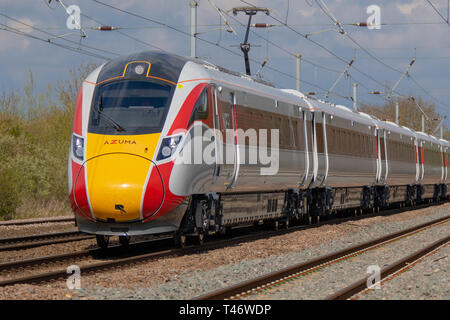 Nuovo LNER Hitachi 801 Azuma treno elettrico Foto Stock