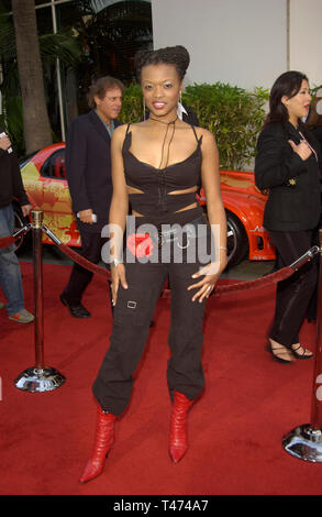 LOS ANGELES, CA. Giugno 03, 2003: JONELLE presso la premiere mondiale di 2 Fast 2 Furious presso l'Anfiteatro universale, Hollywood. Foto Stock