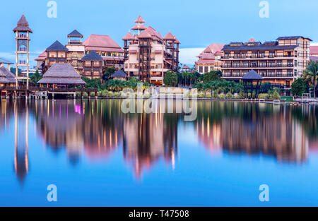 Una serata tranquilla a Putrajaya centro marittimo, Putrajaya, Malaysia. Foto Stock