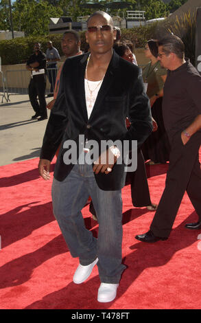 LOS ANGELES, CA. Agosto 23, 2003: Tyrese al 9° Soul Train Lady Soul Awards di Pasadena, CA. Foto Stock