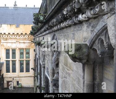 Scozia: il Castello di Stirling, sala del trono Foto Stock