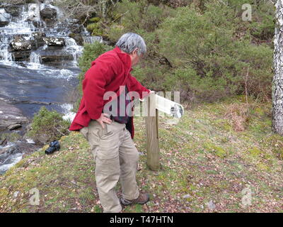 Scozia: Dundreggan Station Wagon Foto Stock