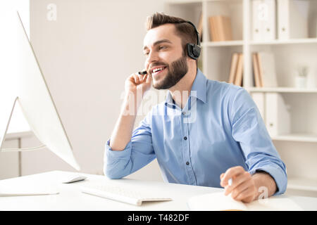 Hotline in office Foto Stock