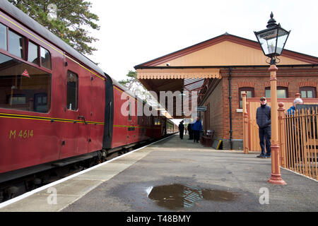 Stazione di Broadway del Gloucestershire e Warwickshire Railway Regno Unito Foto Stock