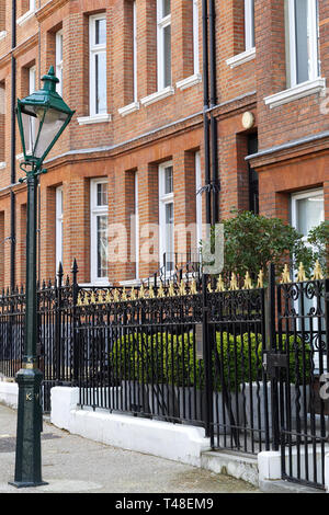 Rotture di lampione in Chelsea Foto Stock