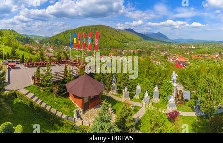 Paesaggio rurale, Transilvania landmark, Romania Foto Stock
