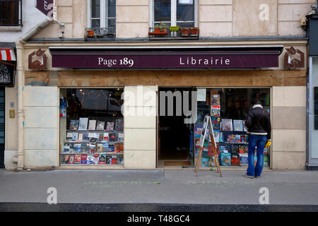 Pagina 189, 189 Rue du Faubourg Saint-Antoine, Parigi Foto Stock