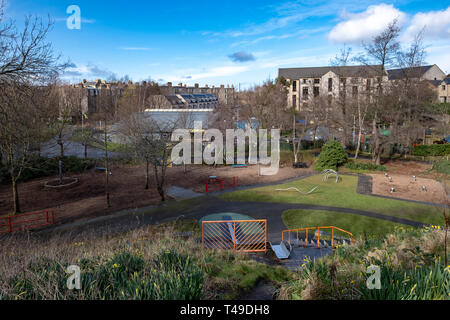Re Giorgio V Park di Edimburgo, Scozia, Regno Unito, Europa Foto Stock