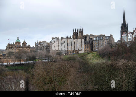 Città Vecchia di Edimburgo, Scozia, Regno Unito, Europa Foto Stock