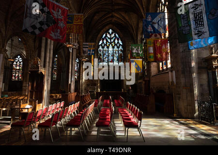 La Cattedrale di St Giles, Edimburgo, Scozia, Regno Unito, Europa Foto Stock