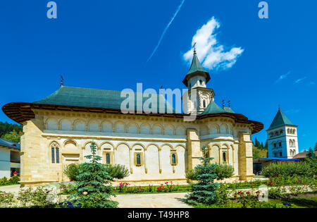 Monastero di Putna, cristiano-ortodossa, della Moldavia Bucovina, Romania Foto Stock