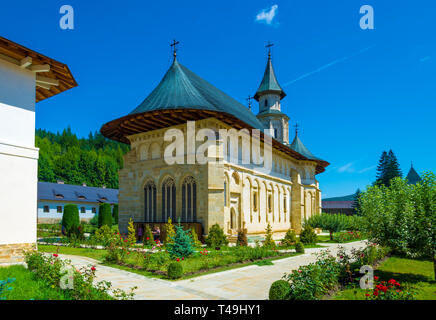 Monastero di Putna, cristiano-ortodossa, della Moldavia Bucovina, Romania Foto Stock