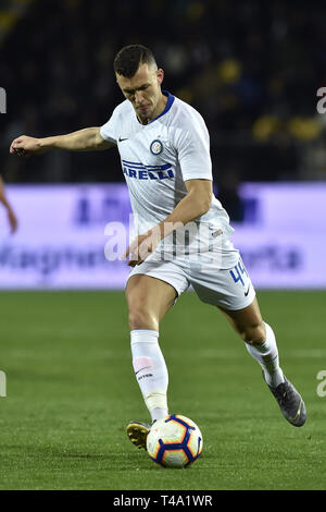 Frosinone, Italia. Xiv Apr 2019. Ivan Perisic di FC Internazionale durante la Serie A match tra Frosinone e FC Internazionale allo Stadio Benito stirpe, Frosinone, Italia il 14 aprile 2019. Foto di Giuseppe mafia. Credit: UK Sports Pics Ltd/Alamy Live News Foto Stock