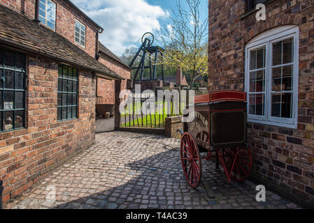 La panetteria a Blists Hill cittadina in stile vittoriano di Ironbridge nello Shropshire Foto Stock