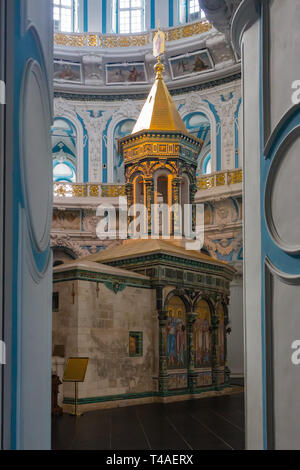 La Risurrezione Cattedrale della nuova Gerusalemme monastero fu costruito come la ricreazione della chiesa del Santo Sepolcro di Gerusalemme e di altri santi si Foto Stock
