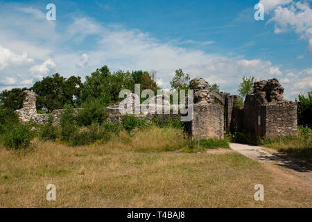 Castello Kallmunz, Kallmunz, Baviera, Germania, Kallmünz, Kallmuenz Foto Stock