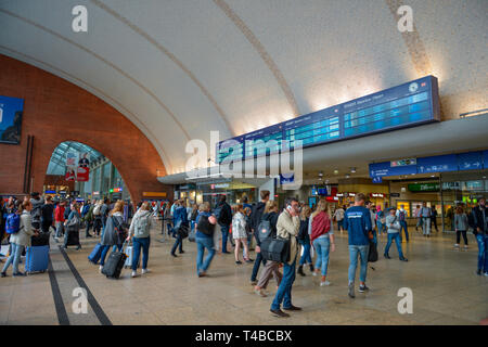 Foyer, Hauptbahnhof, Koeln, Nordrhein-Westfalen, Deutschland Foto Stock