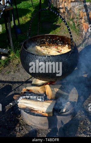 Il mercato medievale, Malbork, Pommerania, Polonia Foto Stock