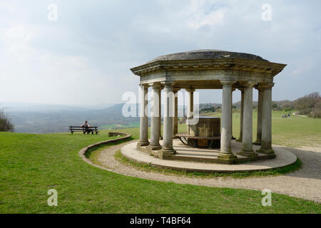 Il Memoriale di Inglis Pavillion, Reigate Hill, North Downs, Surrey. Foto Stock